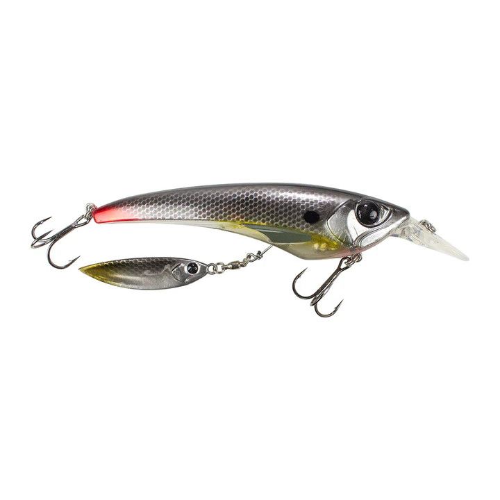 Lunkerhunt Boshi Blade, Color: Silver Slide, Size: 4.3" 5/8 oz