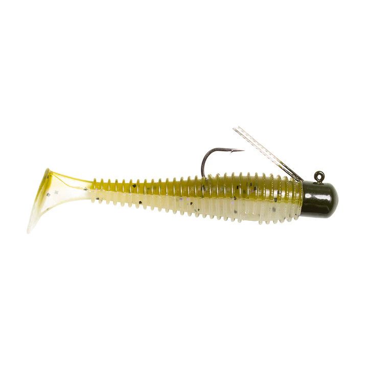 Lunkerhunt Finesse Swimbait Pre-Rigged Perfect Pumpkin 3&quot; 1/4 oz