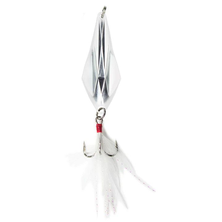 Lunkerhunt Spud, Color: Silver/White, Size: 2" 3/8oz