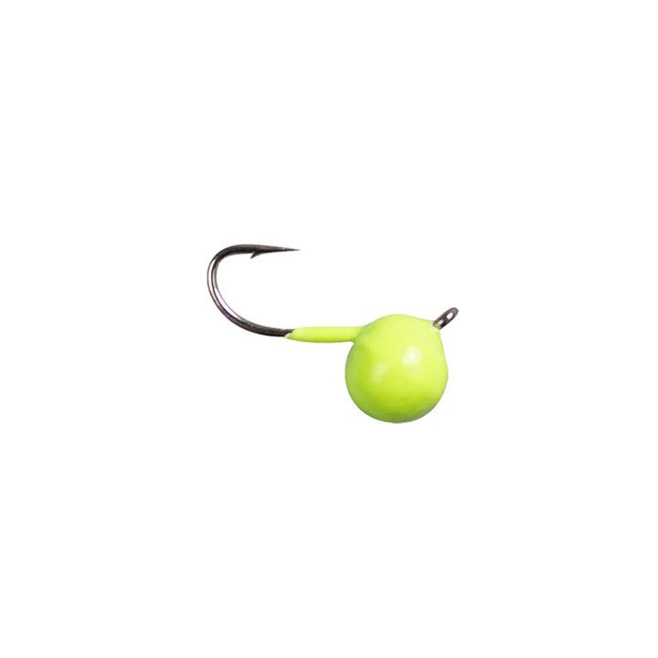 Lunkerhunt Tungsten Bait Down Jig, Color: Chartreuse Glow, Size: 1/16oz