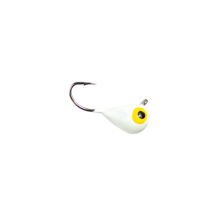 Lunkerhunt Tungsten Micro Tear Drop, Color: Glow, Size: 1/8oz