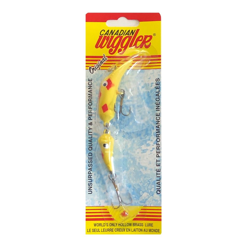 canadian wiggler fishing lure Casting Trolling Plug Silver Shiner/Eyes. 1/4oz – All Things Outdoors The Gibbs One Eye Wiggler Canadian Wiggler CW25, Yellow/Red |