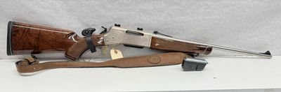 CG-0128 CONSIGNMENT Browning BLR White Gold Medallion 308 Win w/Leather Sling & Extra Mag