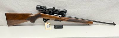 CG-0131 Winchester Model 100 Semi-Auto rifle, 308 Win with 2 detachable mags and Bushnell 1.75 - 5X scope. Bore is good, overall condition very good.