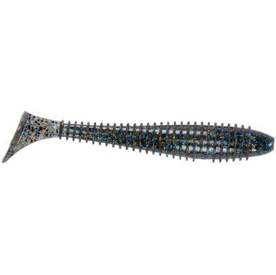 Keitech Custom Worms Swing Impact 12 Tails, Color: Bluegill Flash, Size: 2&quot;