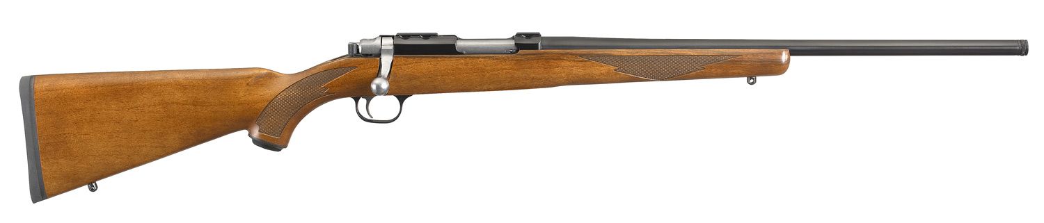 Ruger 77/22 22 Hornet 20&quot; Barrel Walnut Stock 6 Round Rotary Magazine Bolt Action Rifle