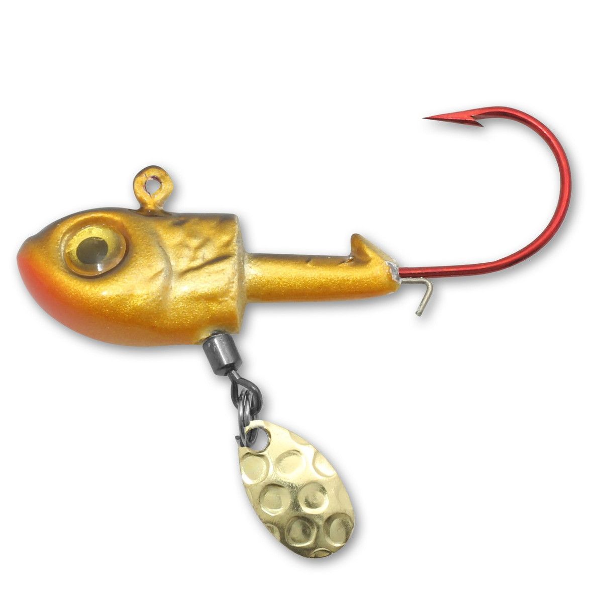 Northland Thumper Spinning Jighead (2 Pack) Gold Shiner, Size: 1/4oz