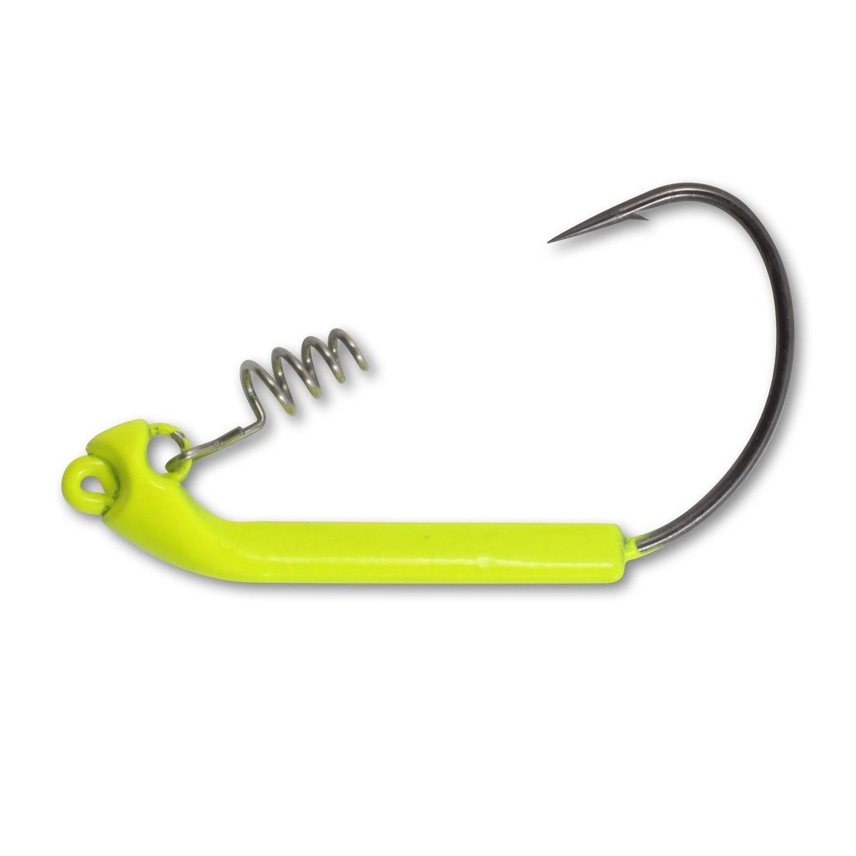 Northland Weed-Wedge Jighead, Color: Chartreuse, Size: 1/4oz