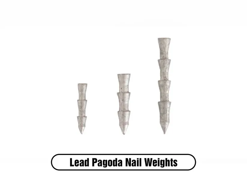 X Zone Lead Pagoda Nail Sinker 1/16 oz (6-Pack)