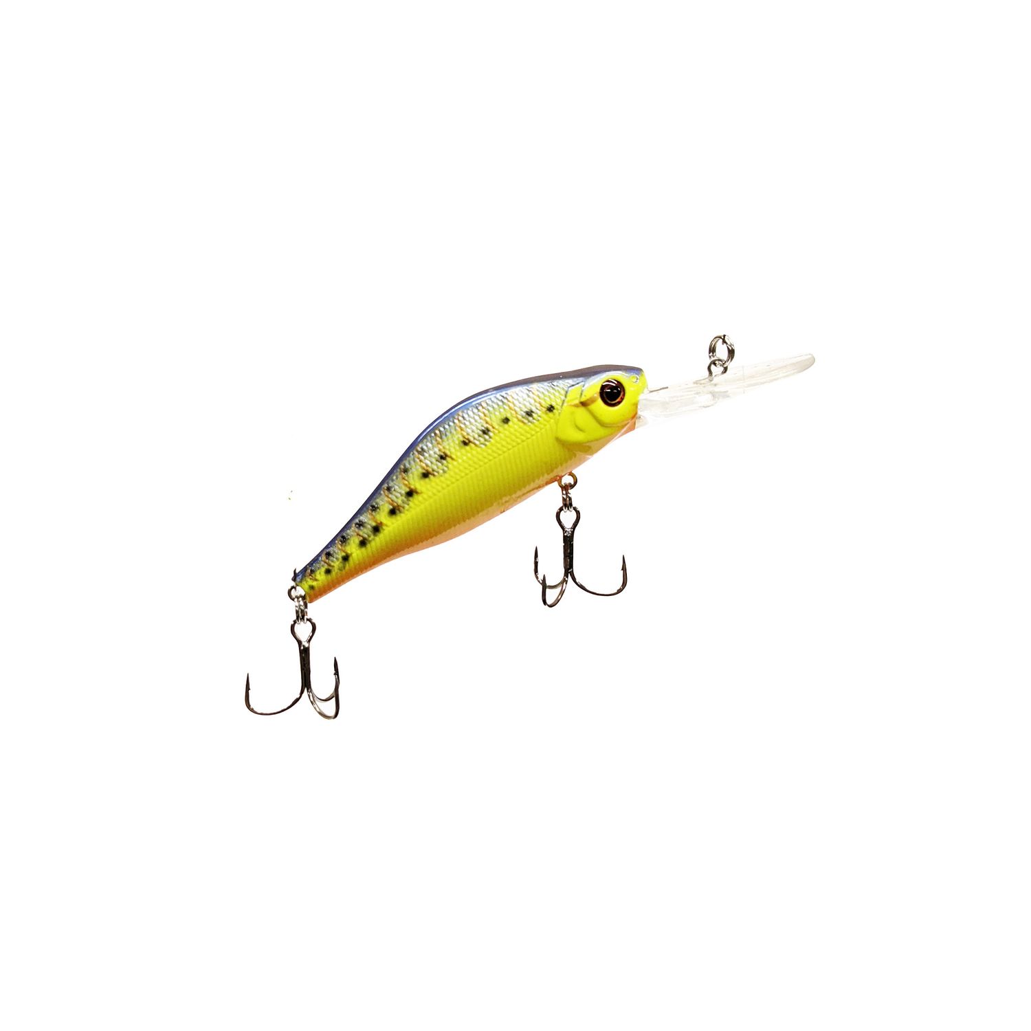 Xcalibur Diving Minnow, Color: Hot Steel, Size: 2-5 ft Depth