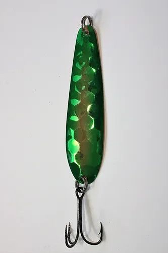 Great Lakes Spoons 3 1/4" Copper Series, Color: Green Monkey Puke