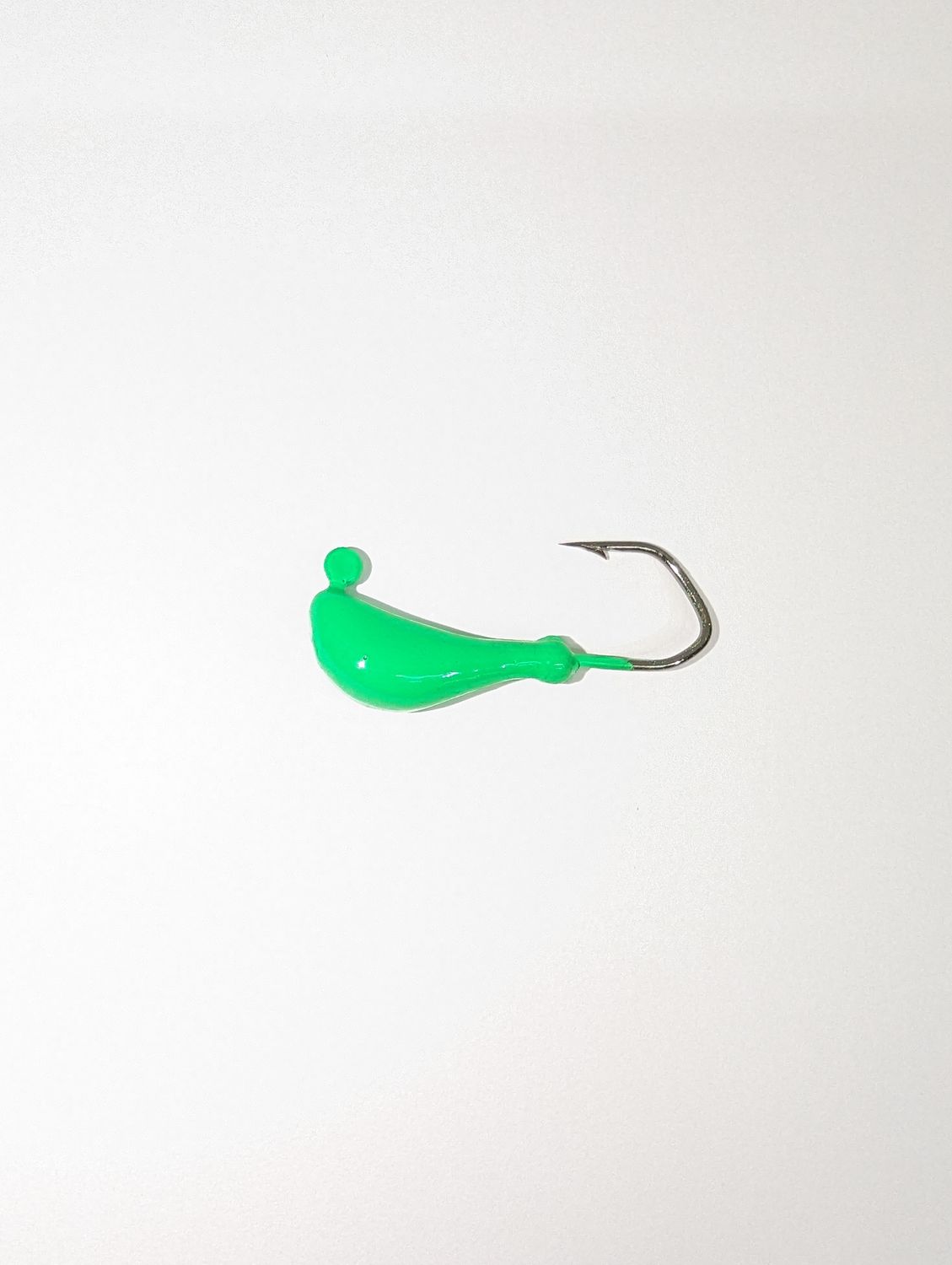 POW Casting Banana Jig Heads (6-Pack), Color: UV Antifreeze, Size: 1/8oz