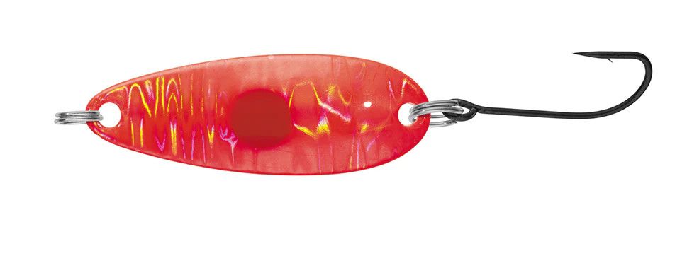 Daiwa Qunai Spoon, Colour: Ikura, Length: 1 1/2&quot;, Weight: Fat 7g
