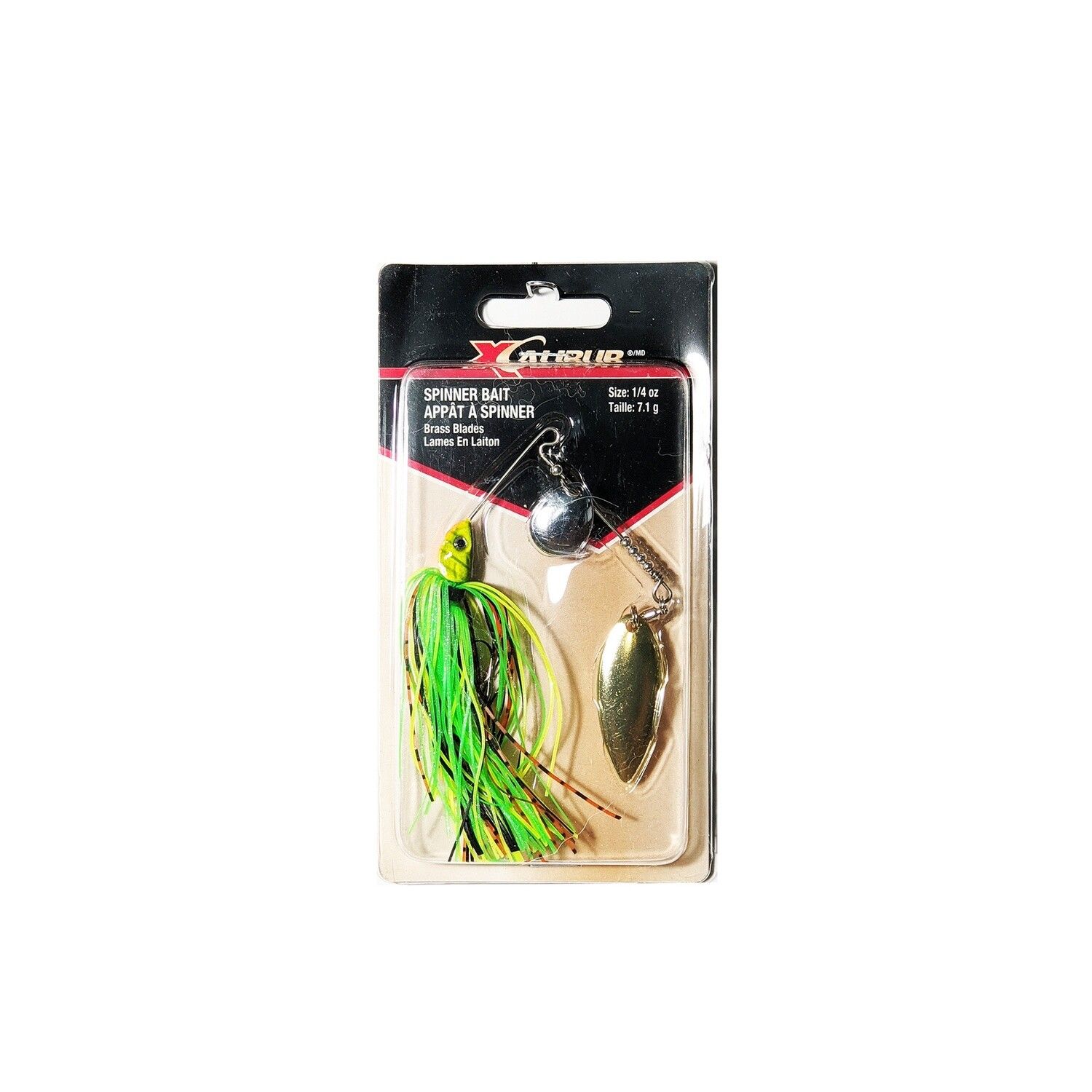 Xcalibur Spinner Bait, Color: Firetiger, Size: 1/4oz