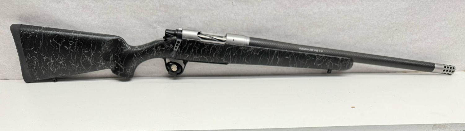 Christensen Arms Ridgeline 308 Win 20&quot; Stainless Steel Carbon Fiber Black w/Gray Webbing Bolt-Action Rifle