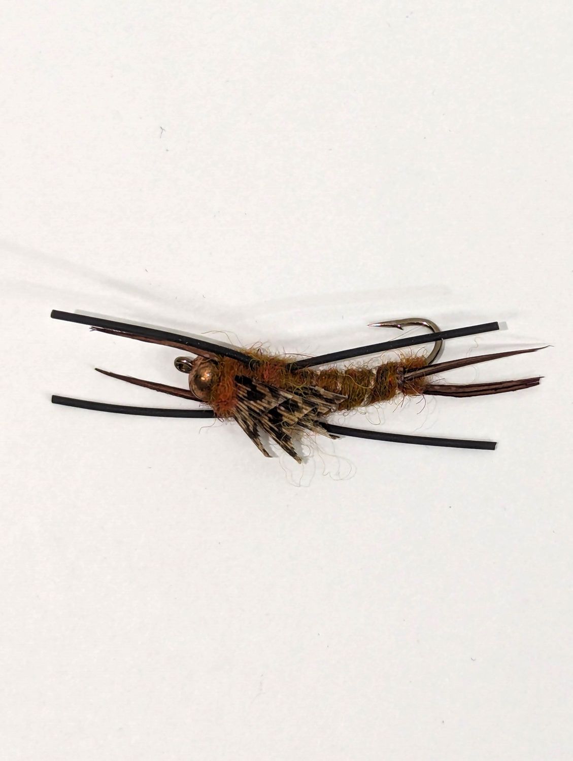 Dragonfly Bead Head Rubber Leg Gold&#39;n Stone #8 (Sold Individually)