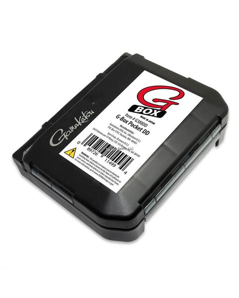Gamakatsu G-Box G388DD 16 Compartment Pocket Storage Box  w/ Locking Lid