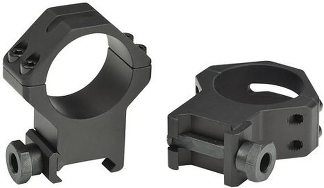 Weaver Tactical Picatinny 4 Hole 1&quot; High Ring Matte Black