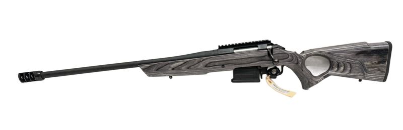 UG-19274 USED Ruger American Predator Left Hand 308 Win w/ Muzzle Break & Boyd's Grey Laminated Thumbhole Stock