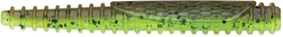 Rapala Crushcity Customs "Ned BLT" Salt Infused (10-Pack), Color: Green Pumpkin Chartreuse Pepper, Size: 3"