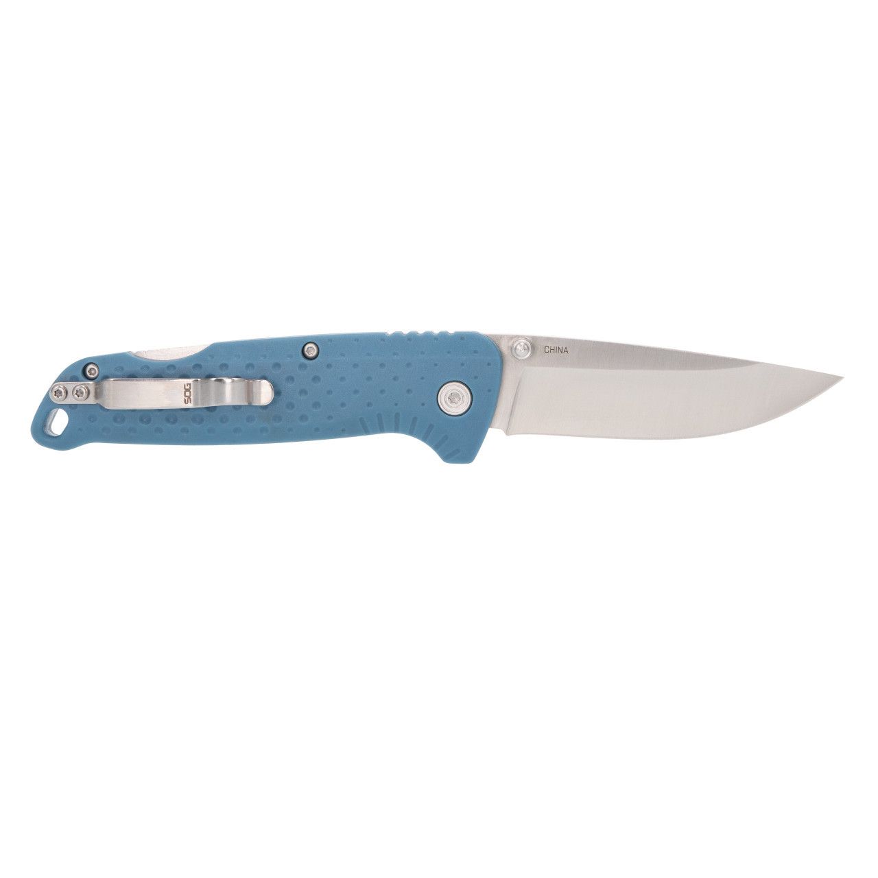 SOG Adventurer LB Folding Knife Nortic Blue & Satin