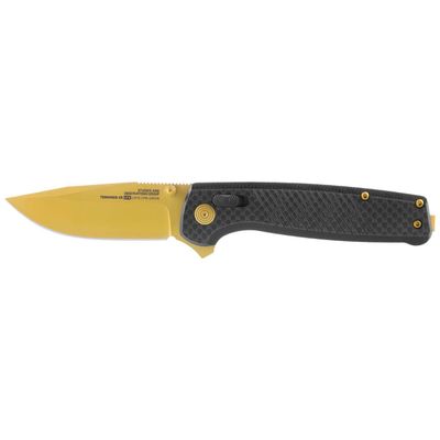 SOG Terminus XR LTE Folding Knife Carbon & Gold