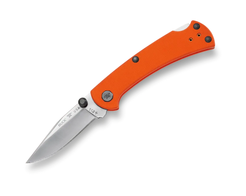Buck Knives 112 Slim Pro TRX G10 Orange Folding