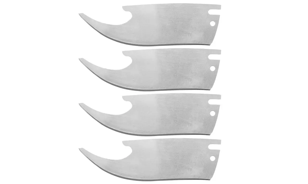 Camillus Replacement Straight Blades for 8" TigerSharp Titanium #19132 (4-Pack)
