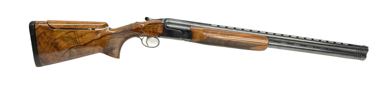 CG-0142 Perazzi MX 8 12 ga X 2 3/4&quot; with Adjuatable Comb, 28&quot; Barrels.  with Briley 410 ga &amp; 28 ga barrel tubes.