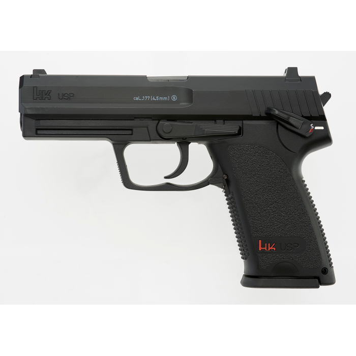 Umarex Heckler &amp; Koch USP 2252300 BB 22 Rounds 400fps Air Pistol, 0.177 Caliber, Black