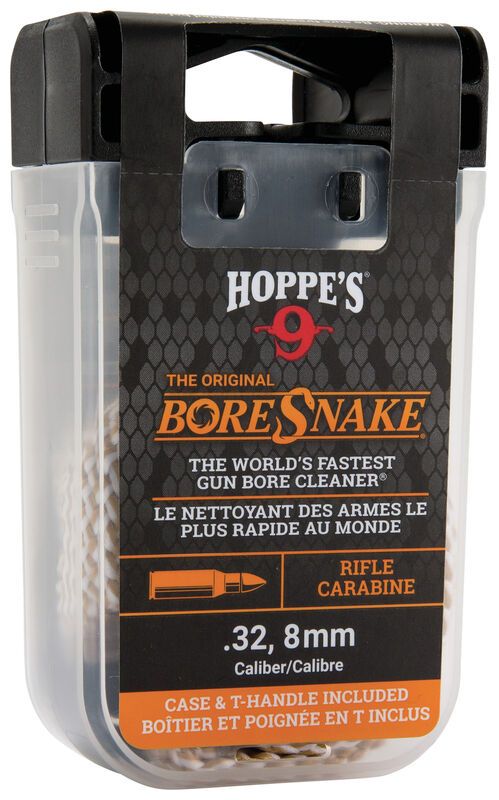 Hoppe's BoreSnake w/ Carry Case & Pull Handle .32/8mm