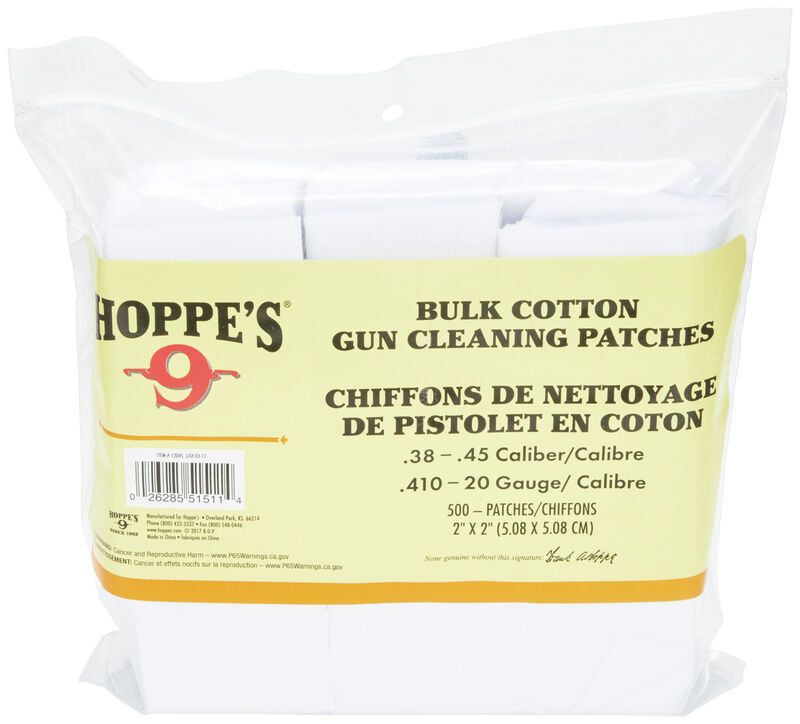 Hoppe&#39;s Gun Cleaning Patches