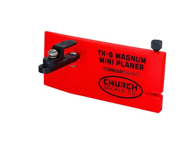 Church Tackle TX-6 Magnum Mini Planer Board Right Church Tackle TX-6 Magnum Mini Planer Board Right