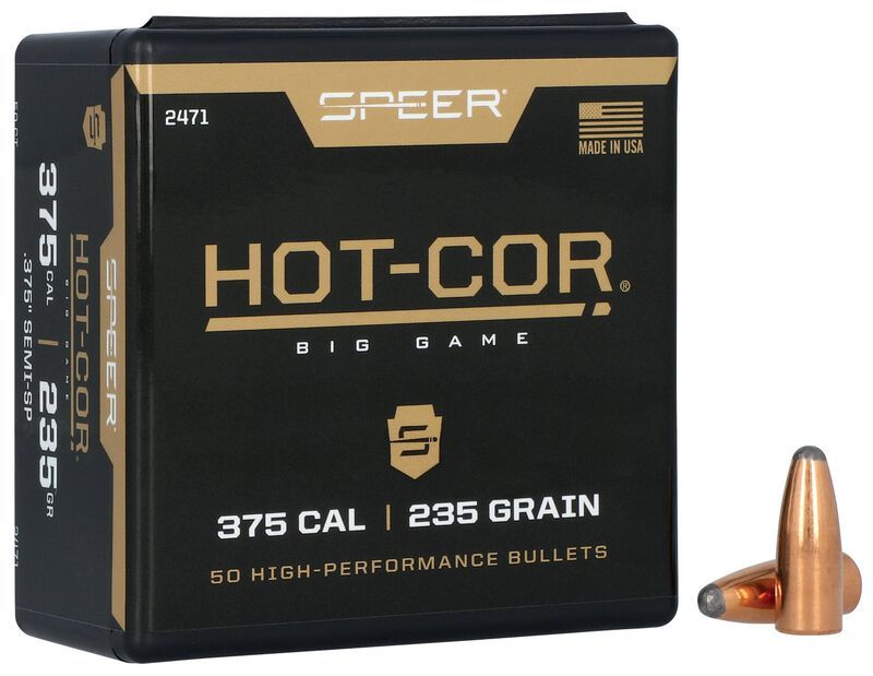 Speer Hot-Cor .375 Cal. 235 Grain Soft Point (50-Count)