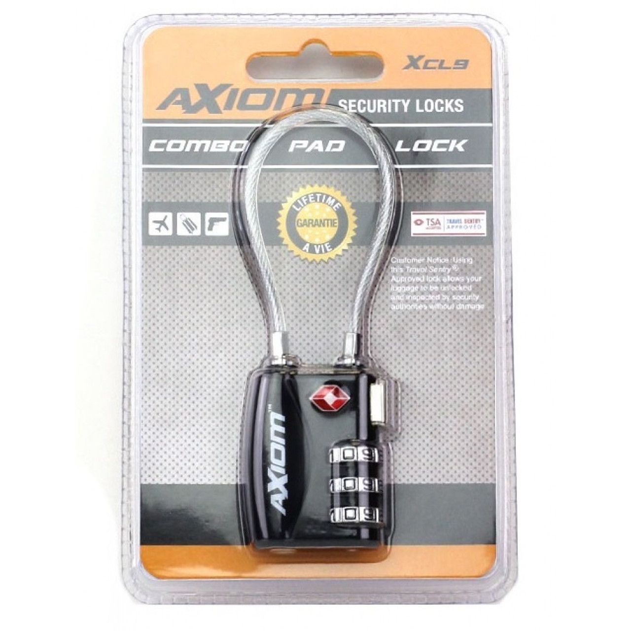 Axiom Combination Cable Lock