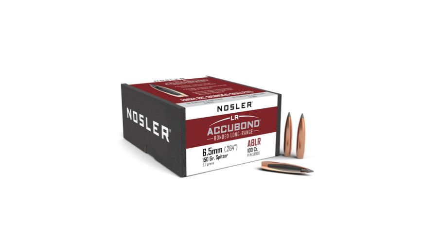 Nosler LR Accubond 6.5mm (.264&quot;) 150 Grain Spitzer (100 Count)