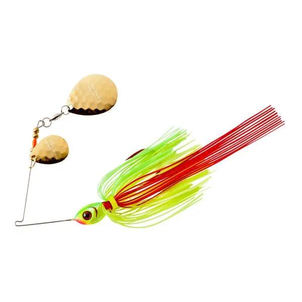 Booyah Tux & Tails Spinnerbait, Color: Wounded Limetreuse, Size: 1/2 oz