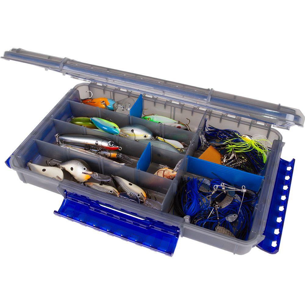 Flambeau Zerust Max Waterproof 20 Compartments Tackle Box (14&quot; L x 8.89&quot; W x 2.1&quot; D)