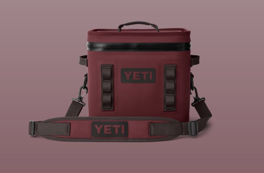 YETI Hopper Flip M12 Soft Cooler Wild Vine Red