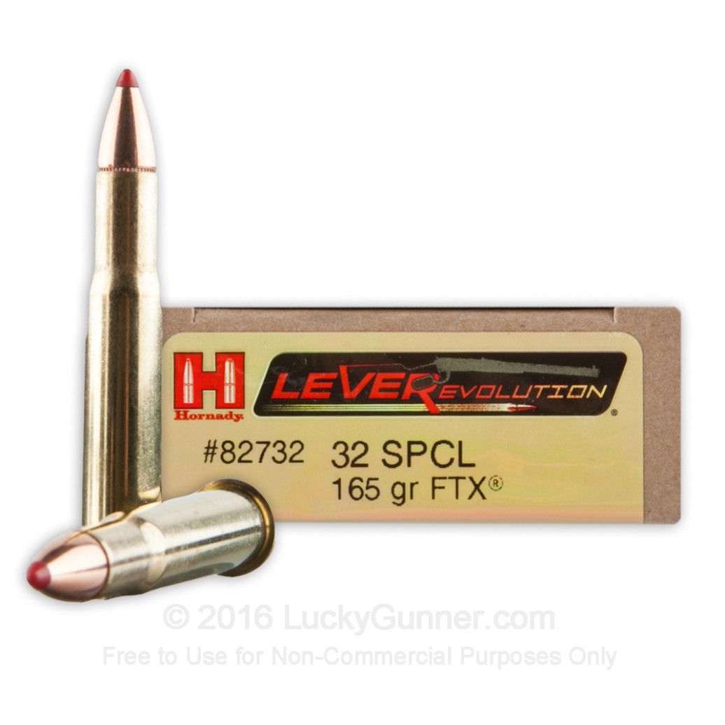 Hornady LEVERevolution 32 Special 165 Grain FTX (20 Rounds)