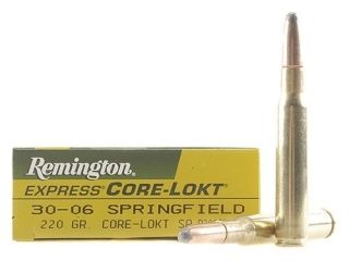 Remington Core-Lokt 30-06 Springfield 220 Grain SP (20 Rounds)