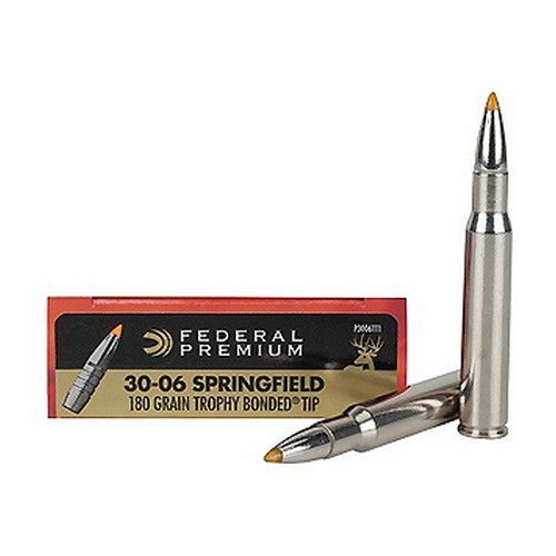 Federal Premium Vital-Shok 30-06 Springfield 180 Grain Trophy Bonded Tip (20-Rounds)