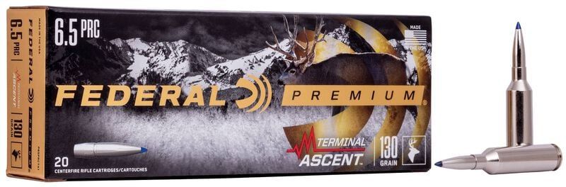 Federal Premium 6.5 PRC Terminal Ascent 130 Grain (20 Rounds)