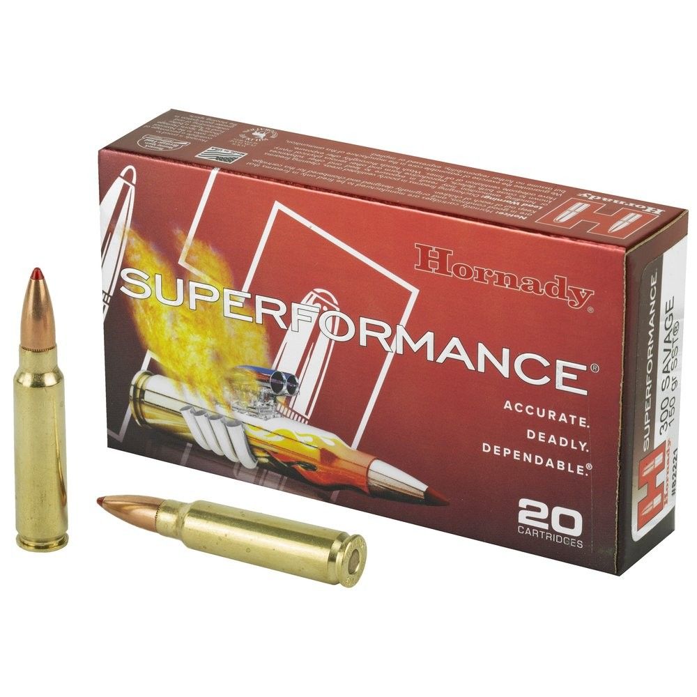 Hornady Superformance 300 Savage 150 Grain SST (20 Rounds)
