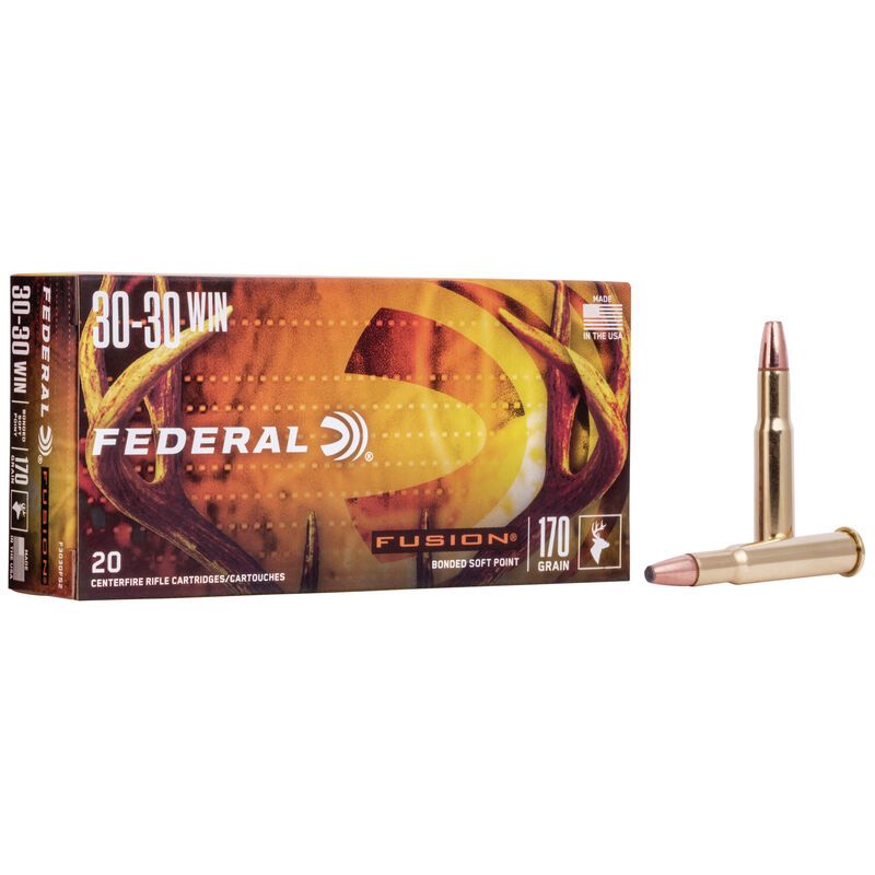 Federal Fusion 30-30 Win Bonded Soft Point 170 Grain (20 Grain)