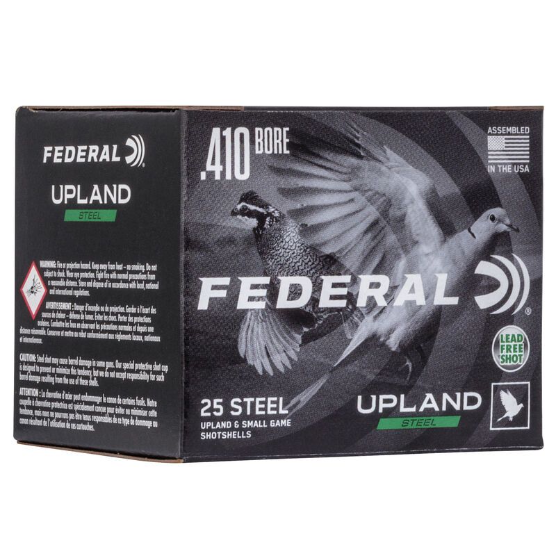 Federal Upland Steel 410 Gauge 3&quot; 3/8oz #7.5 (25 Rounds)