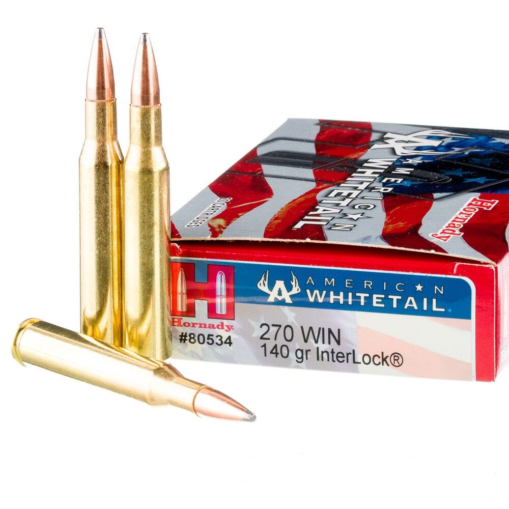 Hornady Americal Whitetail 270 Win 140 Grain (20 Rounds)