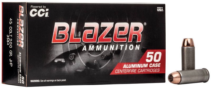 Blazer Aluminum .45 Colt 200 Grain JHP (50 Rounds)