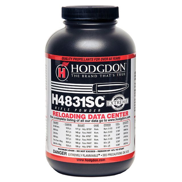 Hodgdon H4831SC Short Cut Rifle Powder 1lb