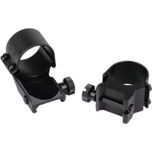 Weaver Top Mount Matte Rings Extra High 1&quot;